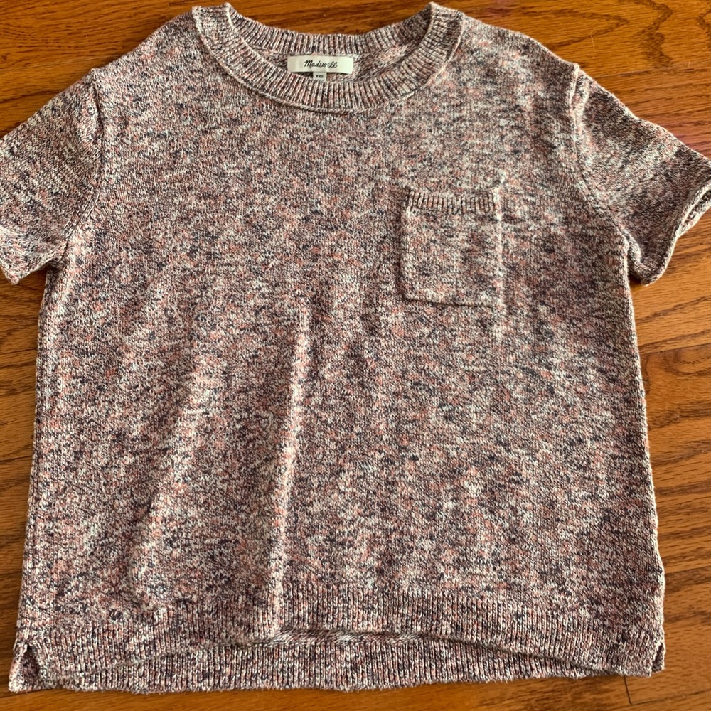 knit madewell crop top